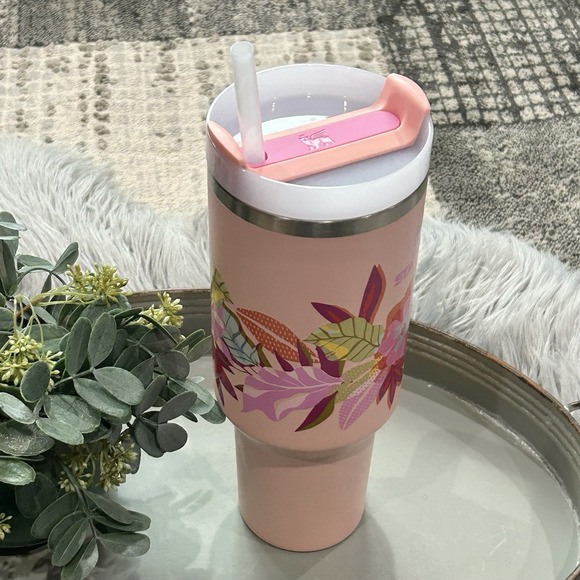 Stanley‎ Mother's Day Collection Quencher 40 oz Tumbler Sorbet Tropic - Picture 5 of 6
